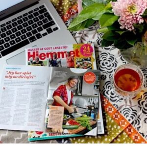 ugeblad på dug