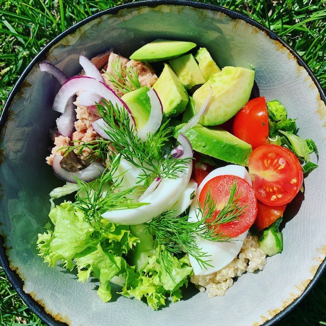 salat med tun