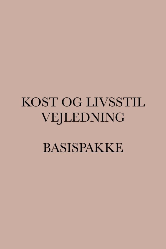 kost og livsstil vejledning