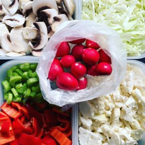champignon blomkål tomat